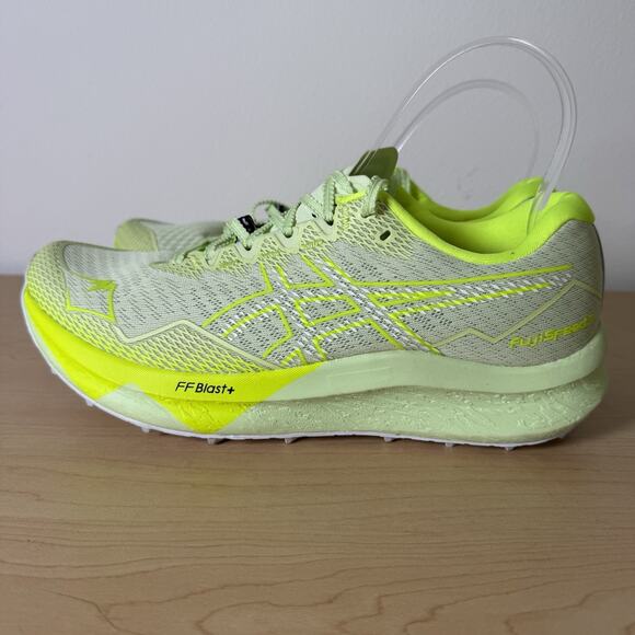 ASICS Fujispeed 3 Sneakers Neon Yellow Women's 10 Running Athletic FF Blast - Picture 9 of 13